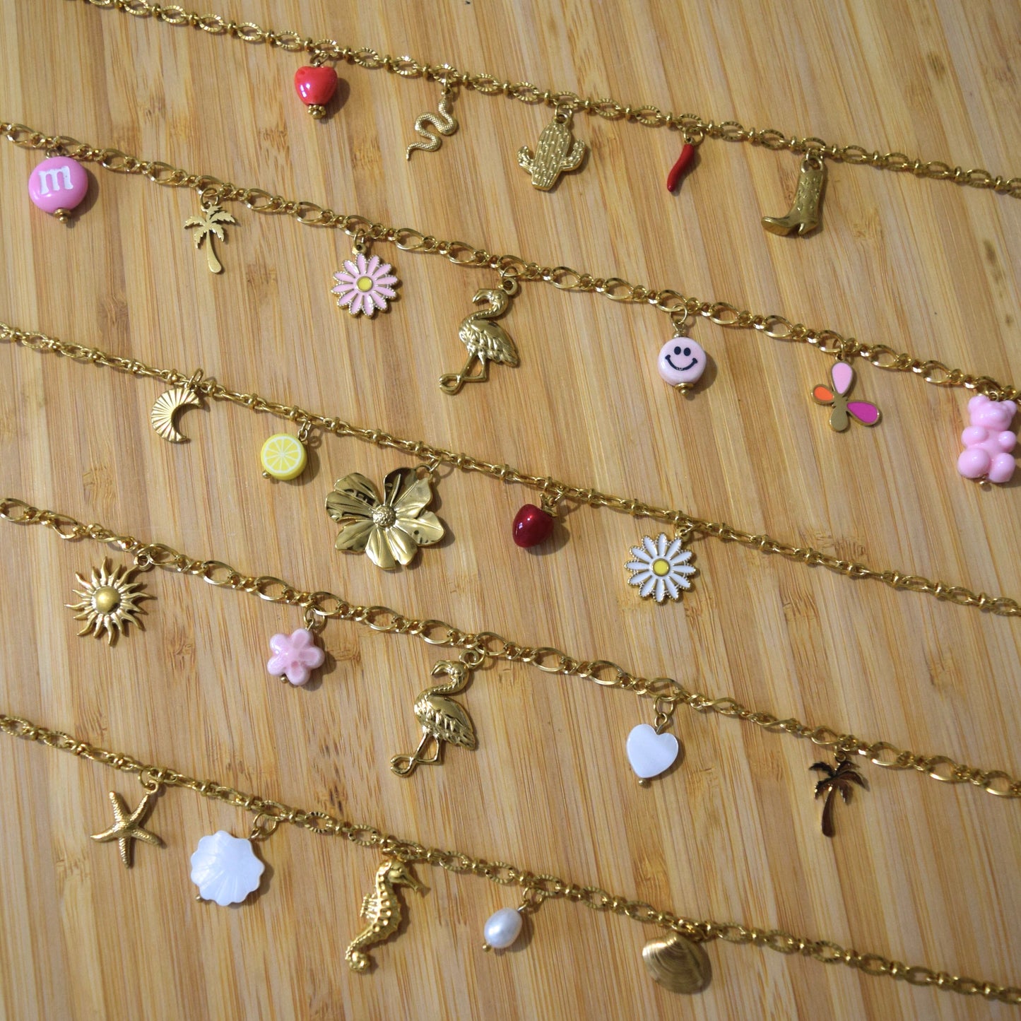 Collier charms à personnaliser
