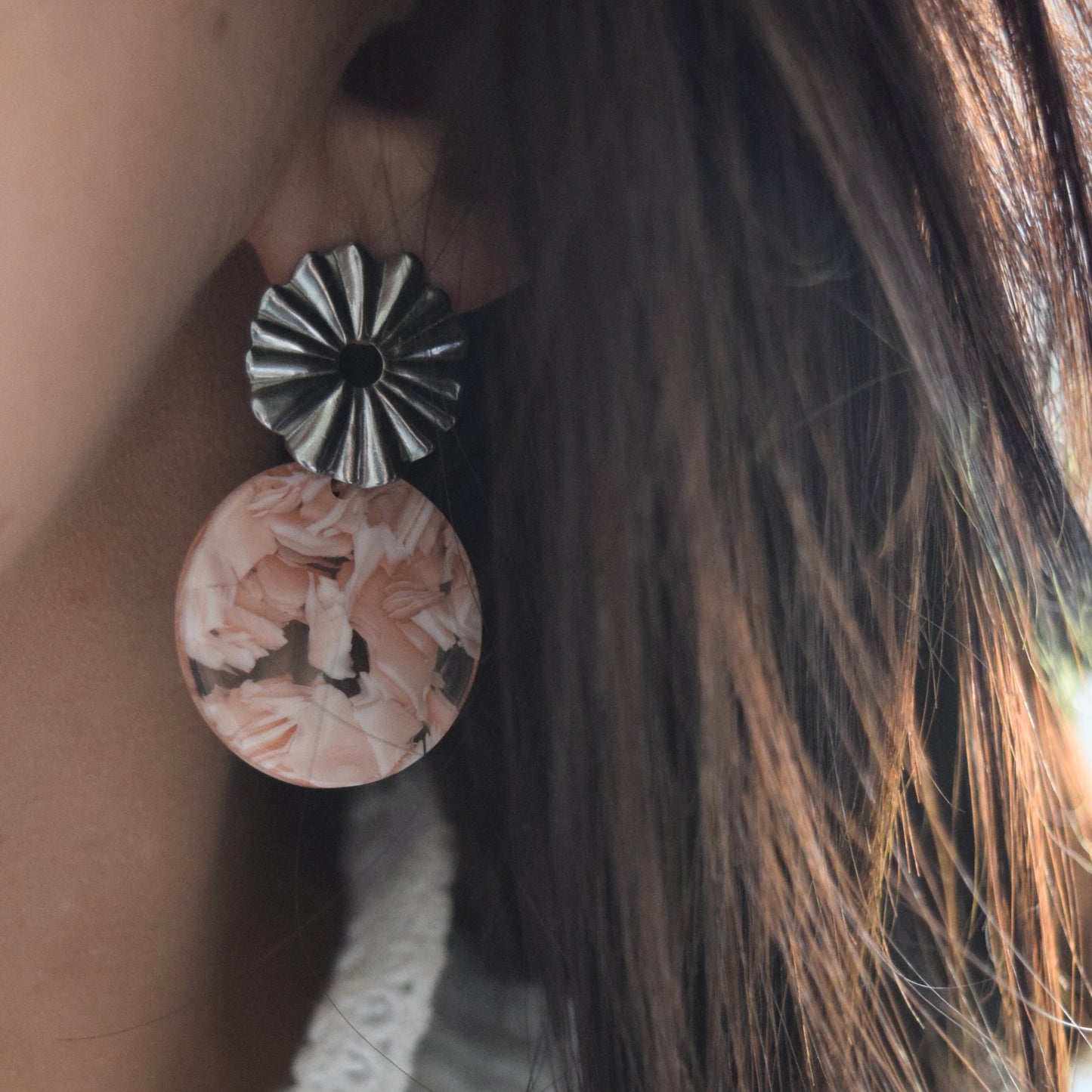 Boucles d'oreilles Rosa