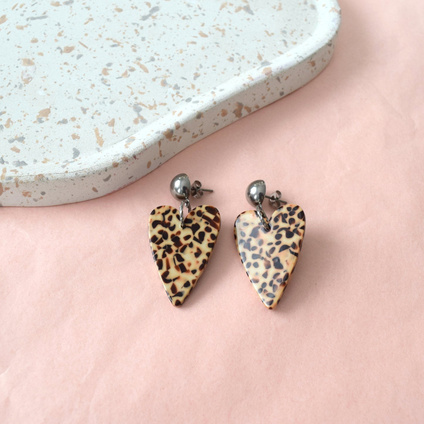 boucles d’oreilles femme motif animalier