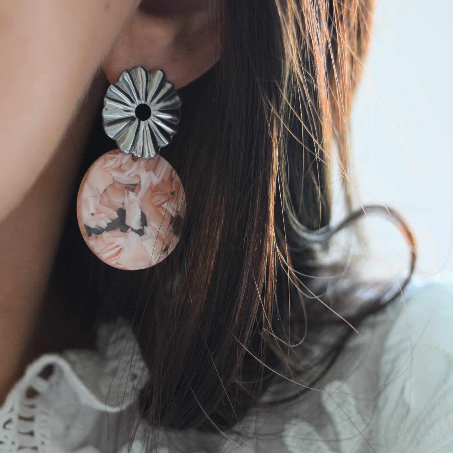 Boucles d'oreilles Rosa