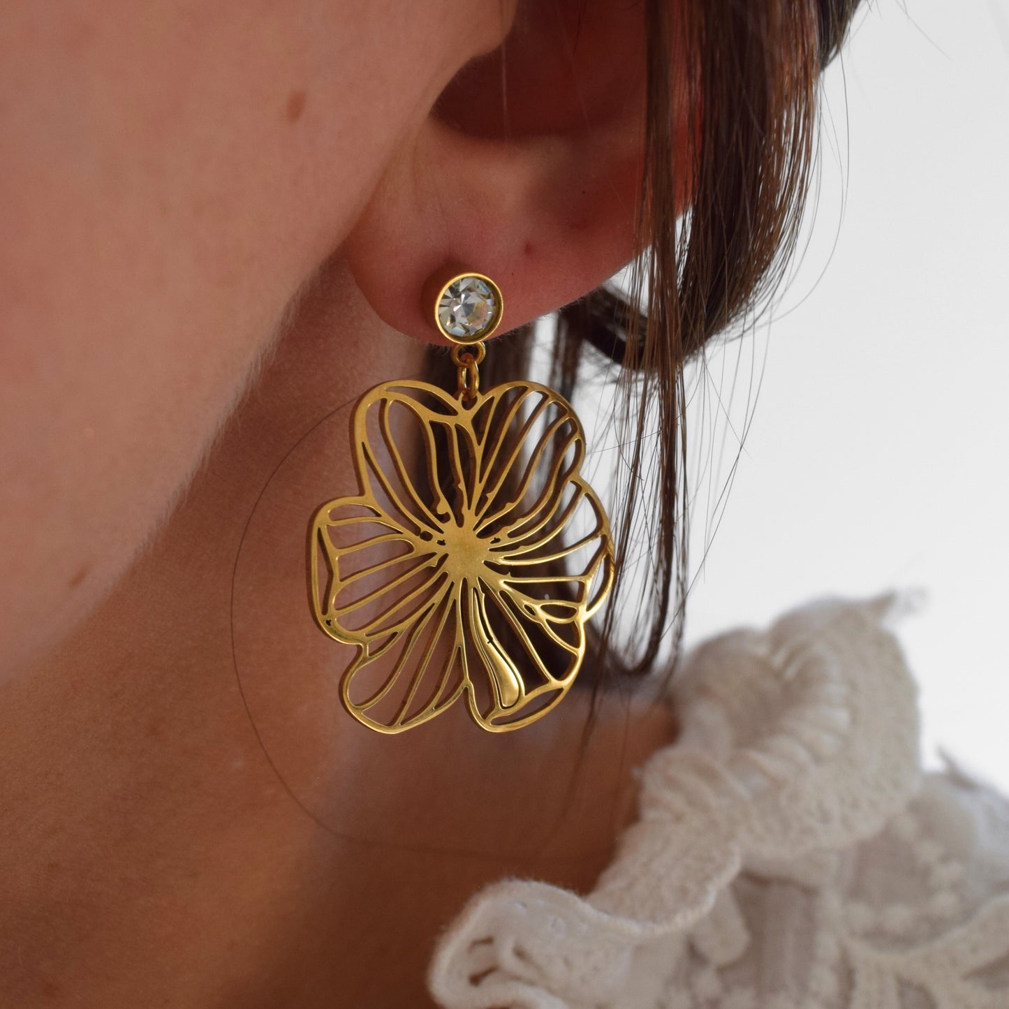 Boucles d'oreilles Flora