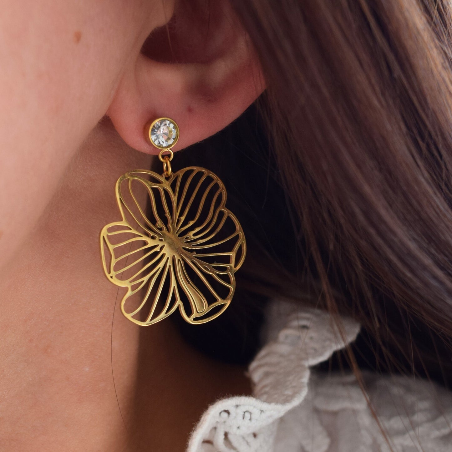 Boucles d'oreilles Flora