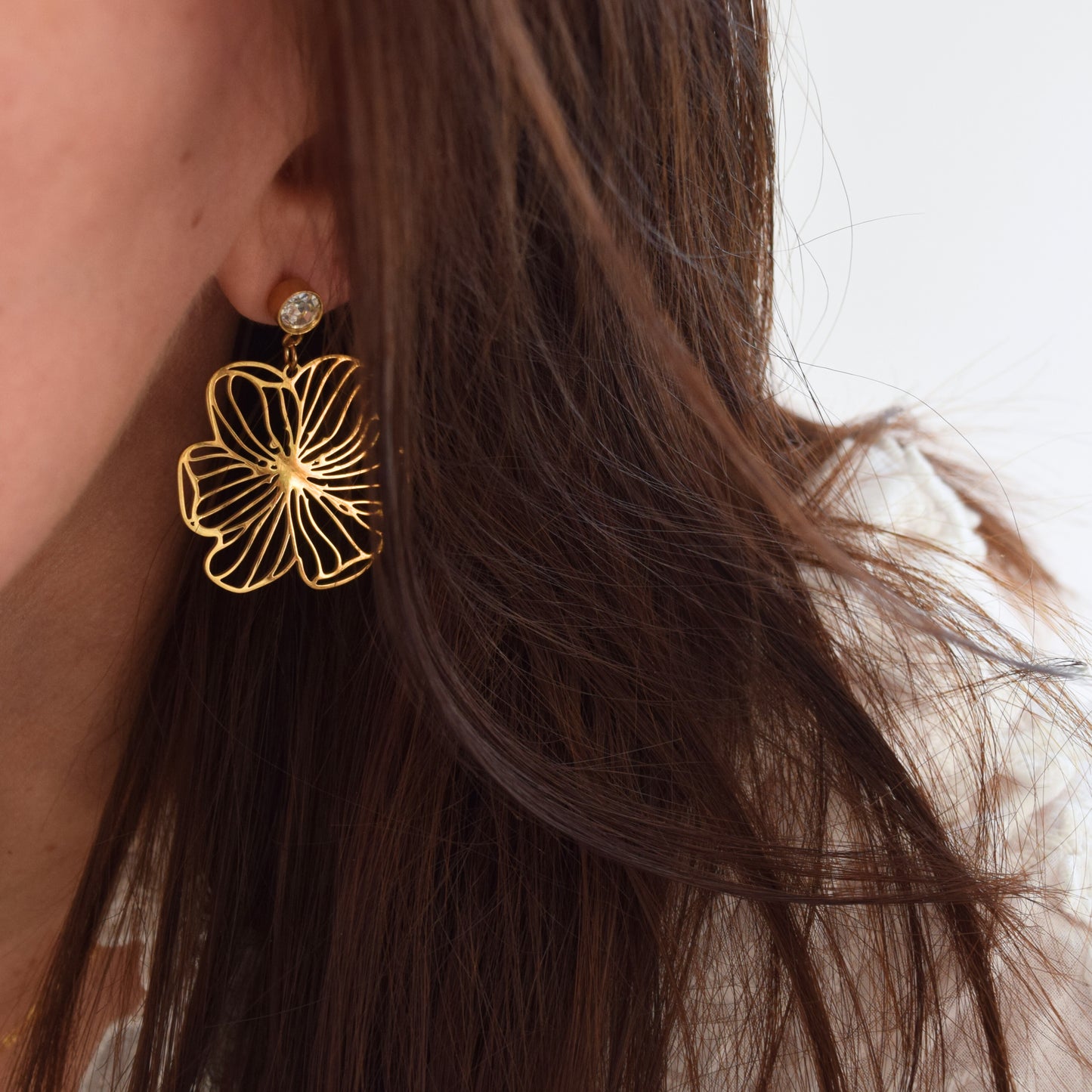 Boucles d'oreilles Flora