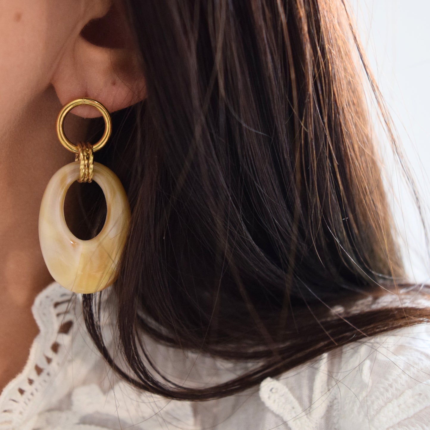 Boucles d'oreilles Amber