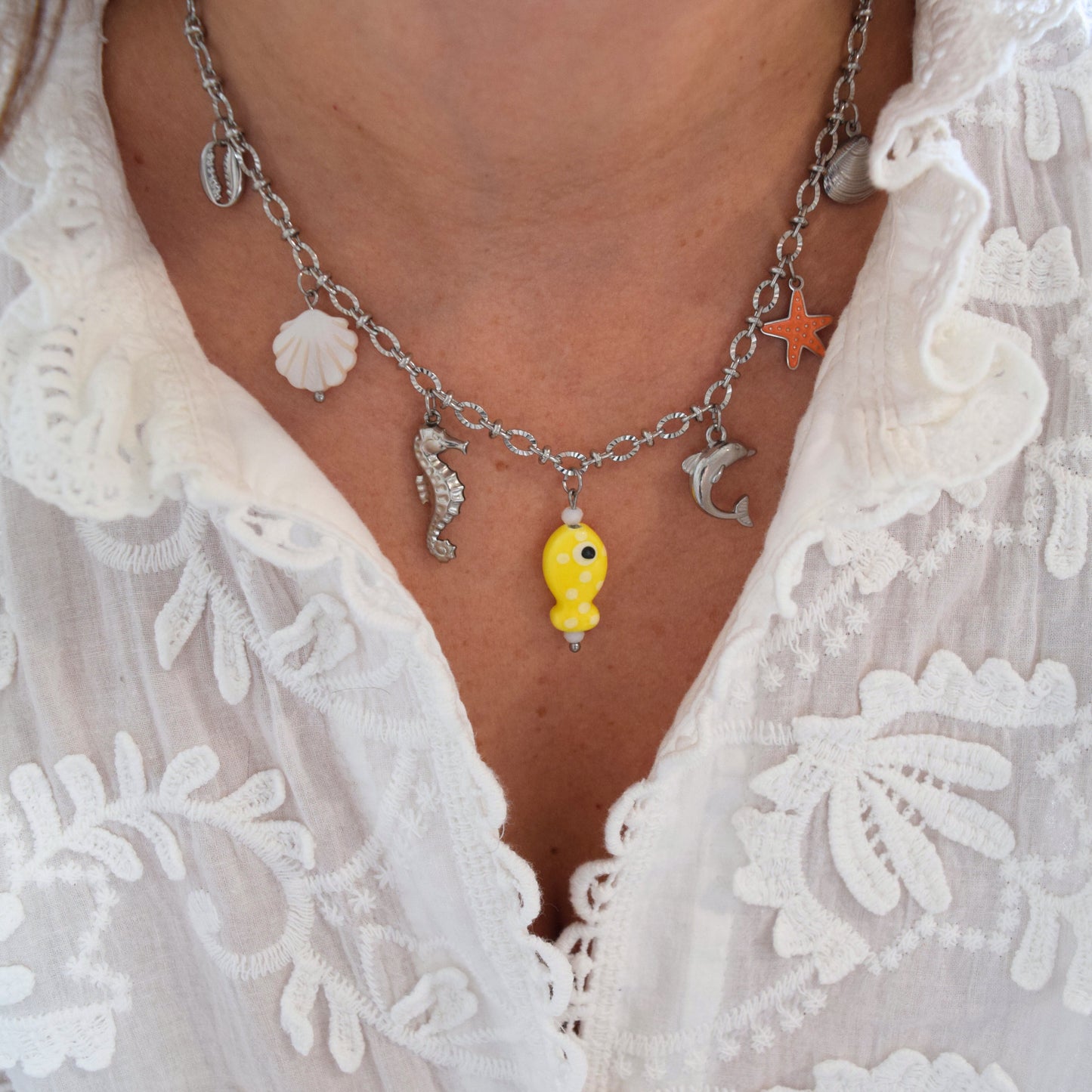 Collier charms personnalisable