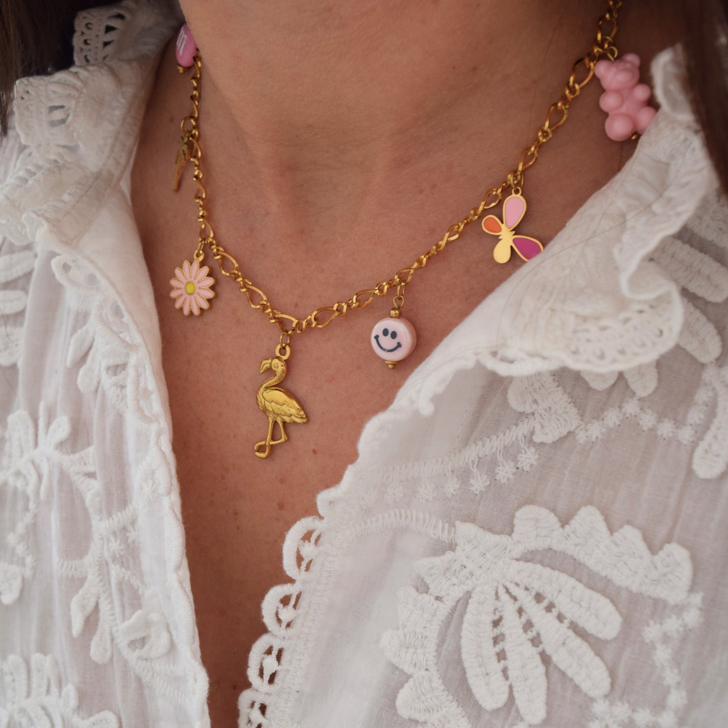 Collier charms à personnaliser