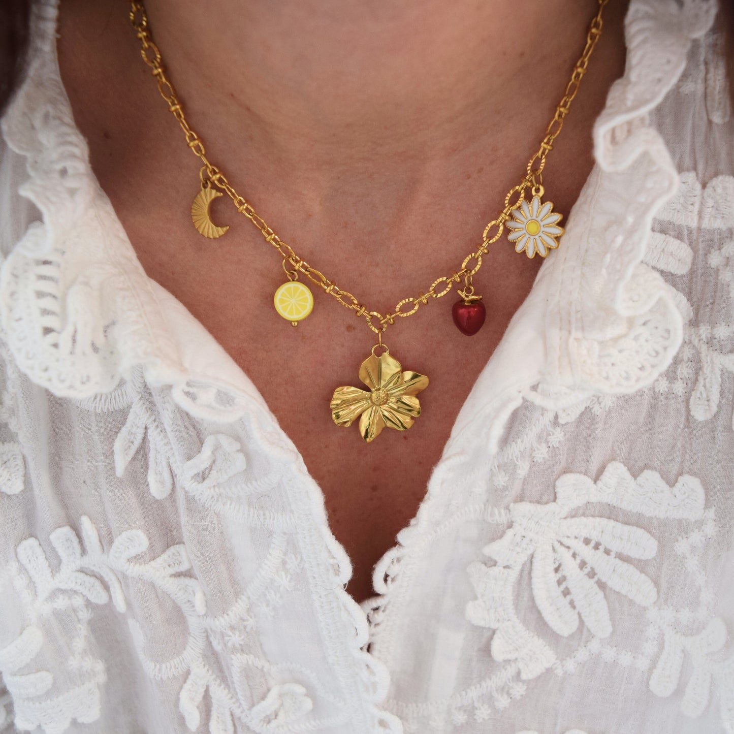 Collier charms à personnaliser