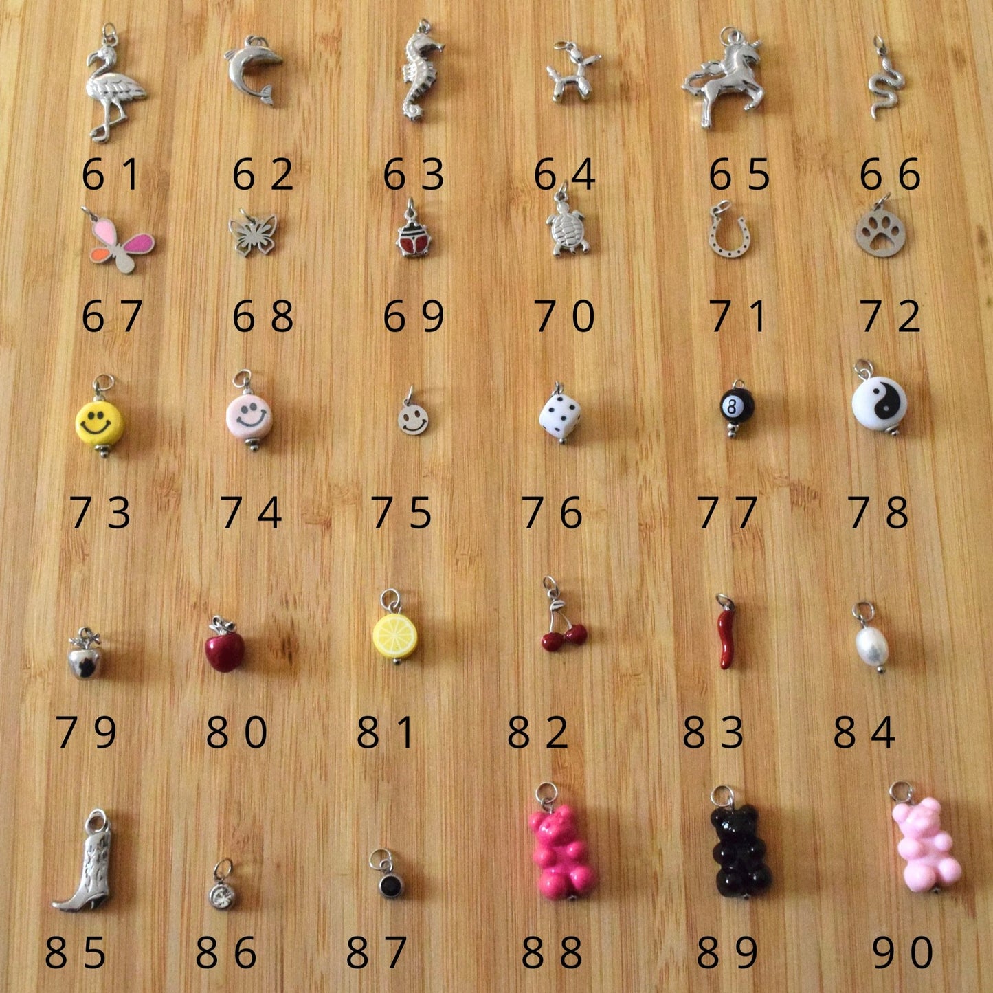 Bracelet breloques avec charms au choix