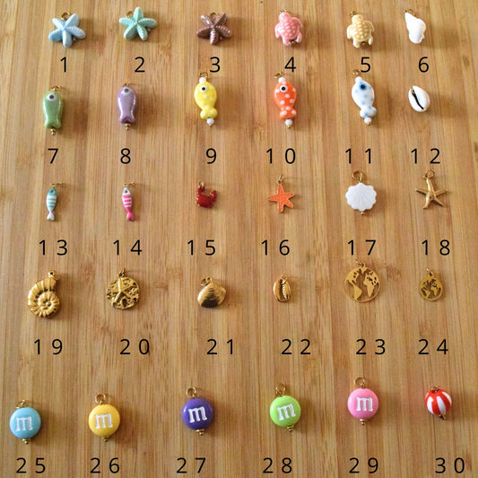 Charms dorés