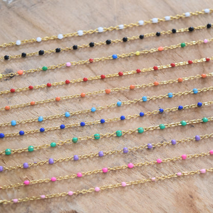 bracelet cheville été multicolore