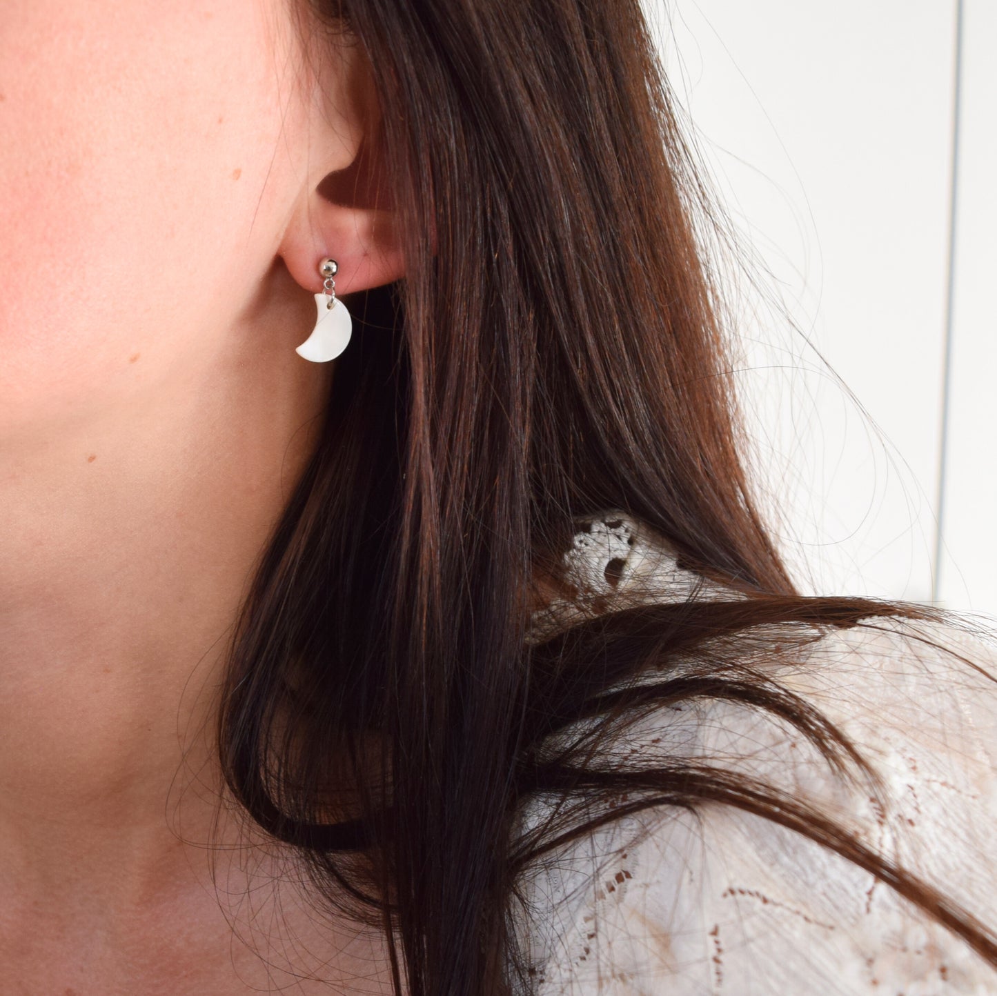 Boucles d'oreilles Moon