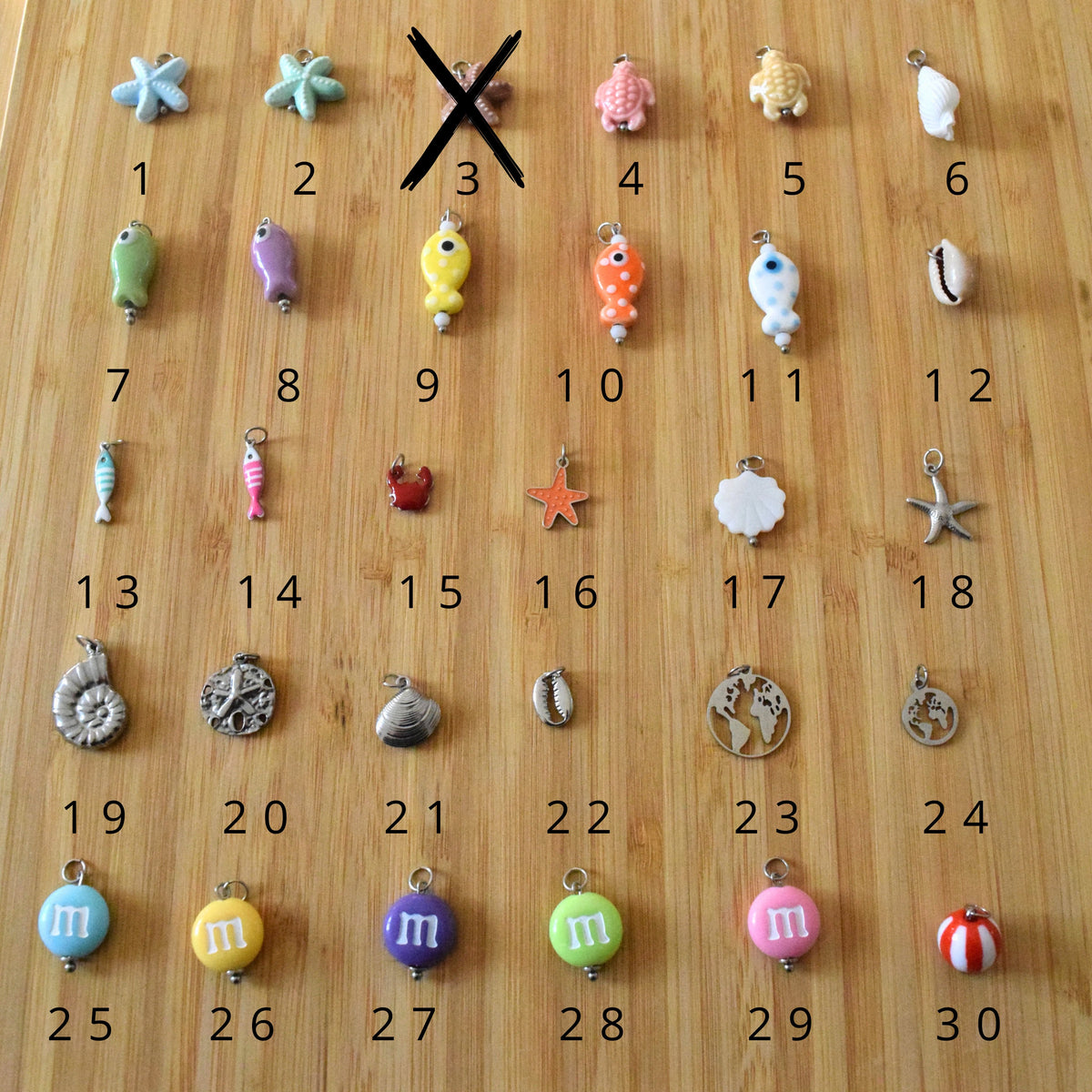 Bracelet charms à personnaliser