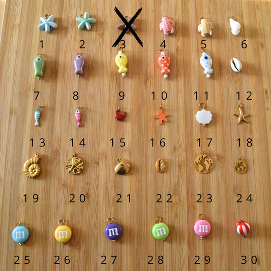 Charms dorés