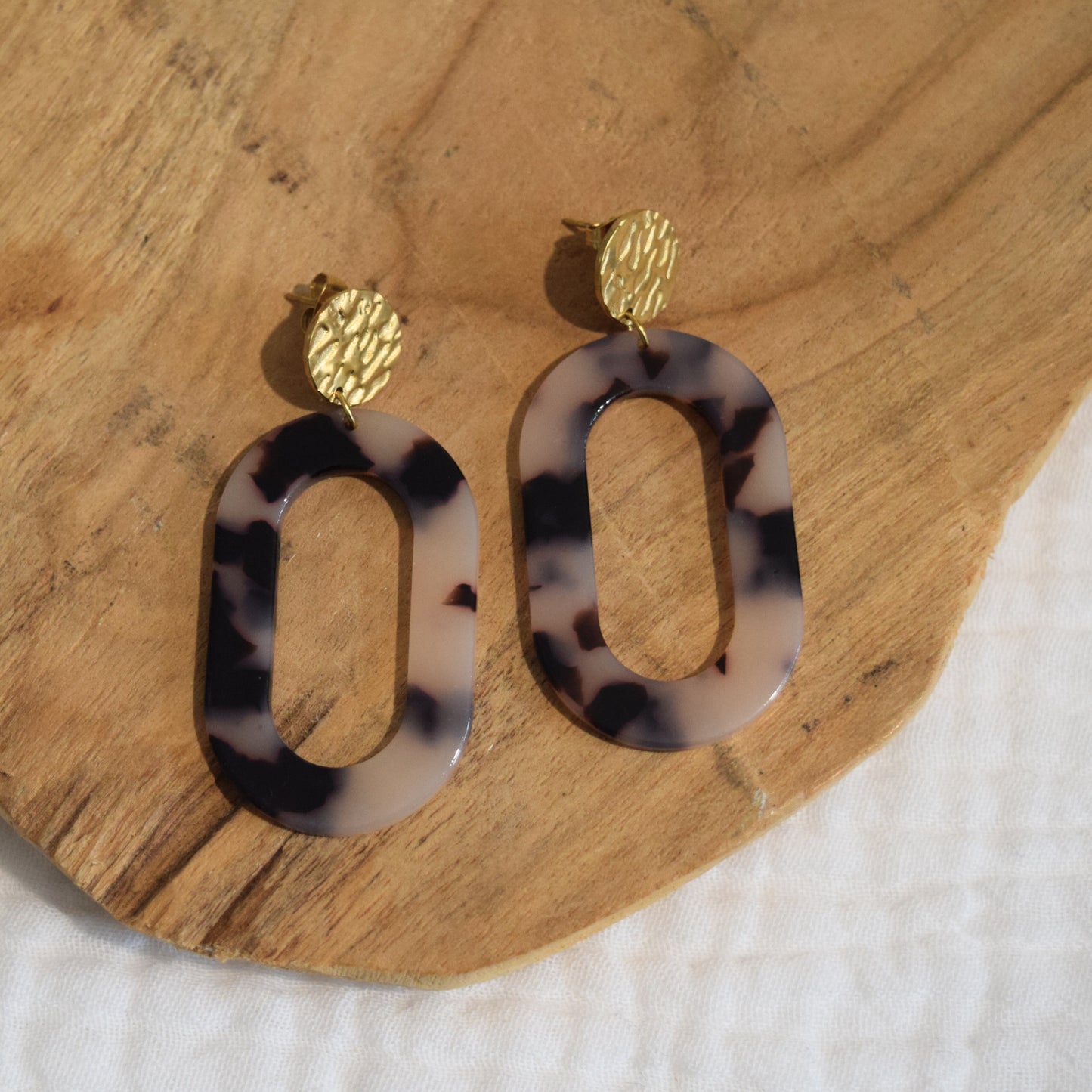 Boucles d'oreilles Fauve