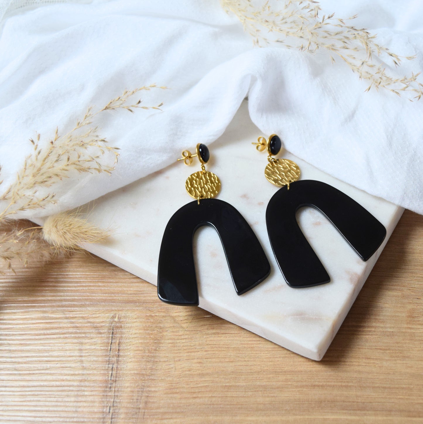 Boucles d'oreilles Blacky