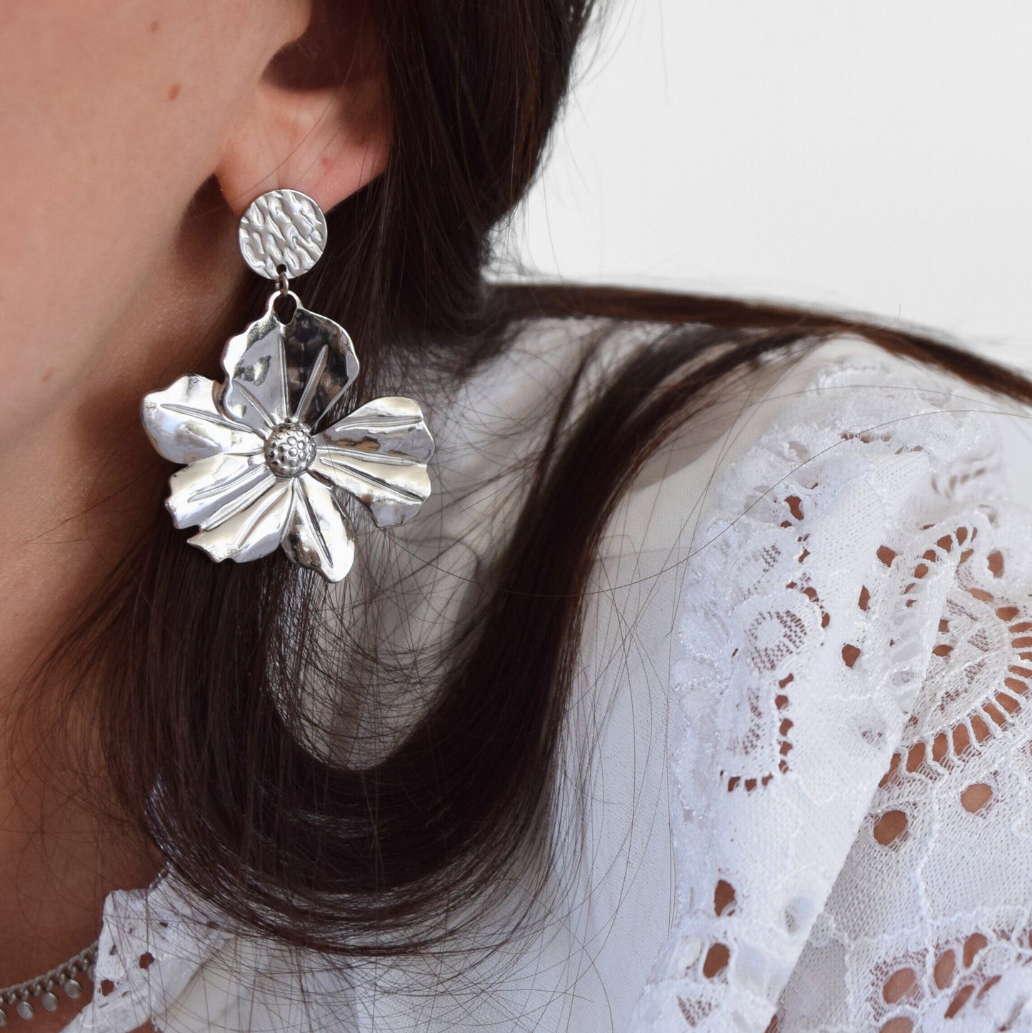 Boucles d'oreilles Flower