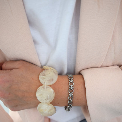 bracelet LYRA argenté chaîne tendance bijou femme
