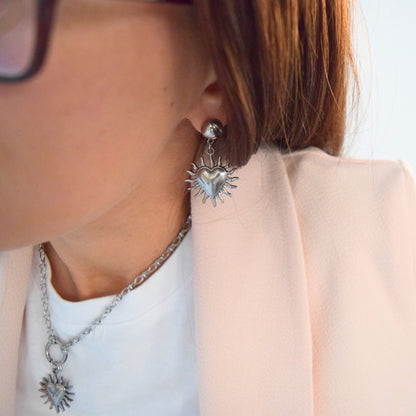 Boucles cœur design intemporel