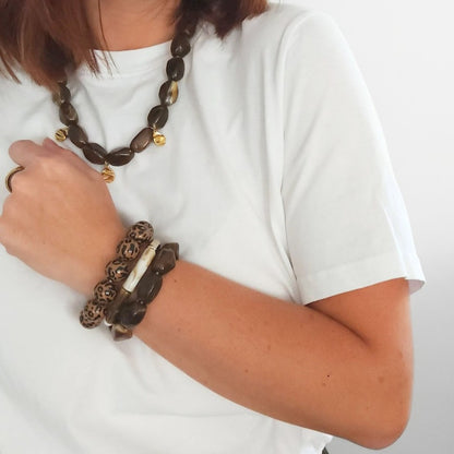 bijoux femme motif animalier léopard