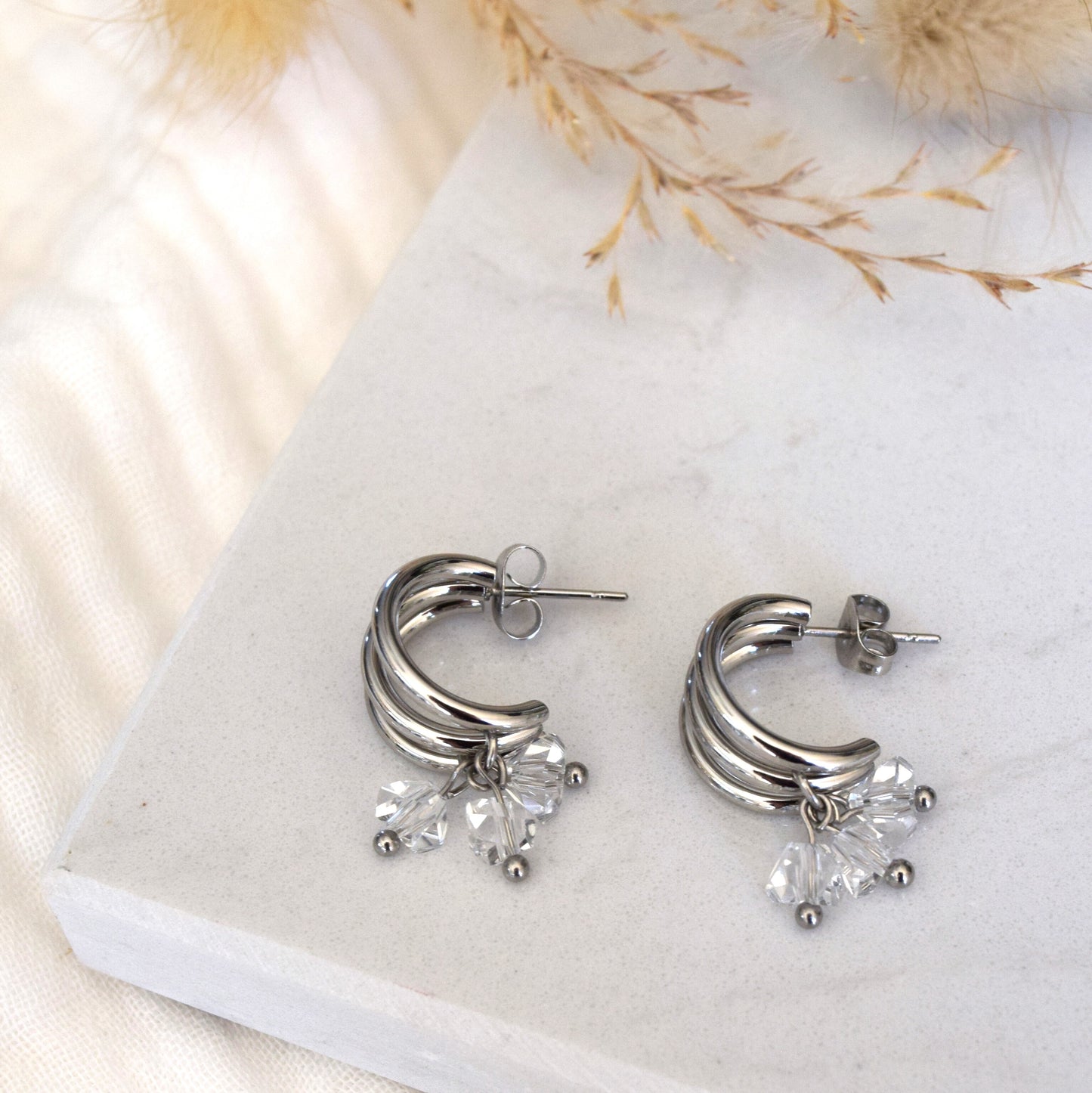 Boucles d'oreilles Crystal