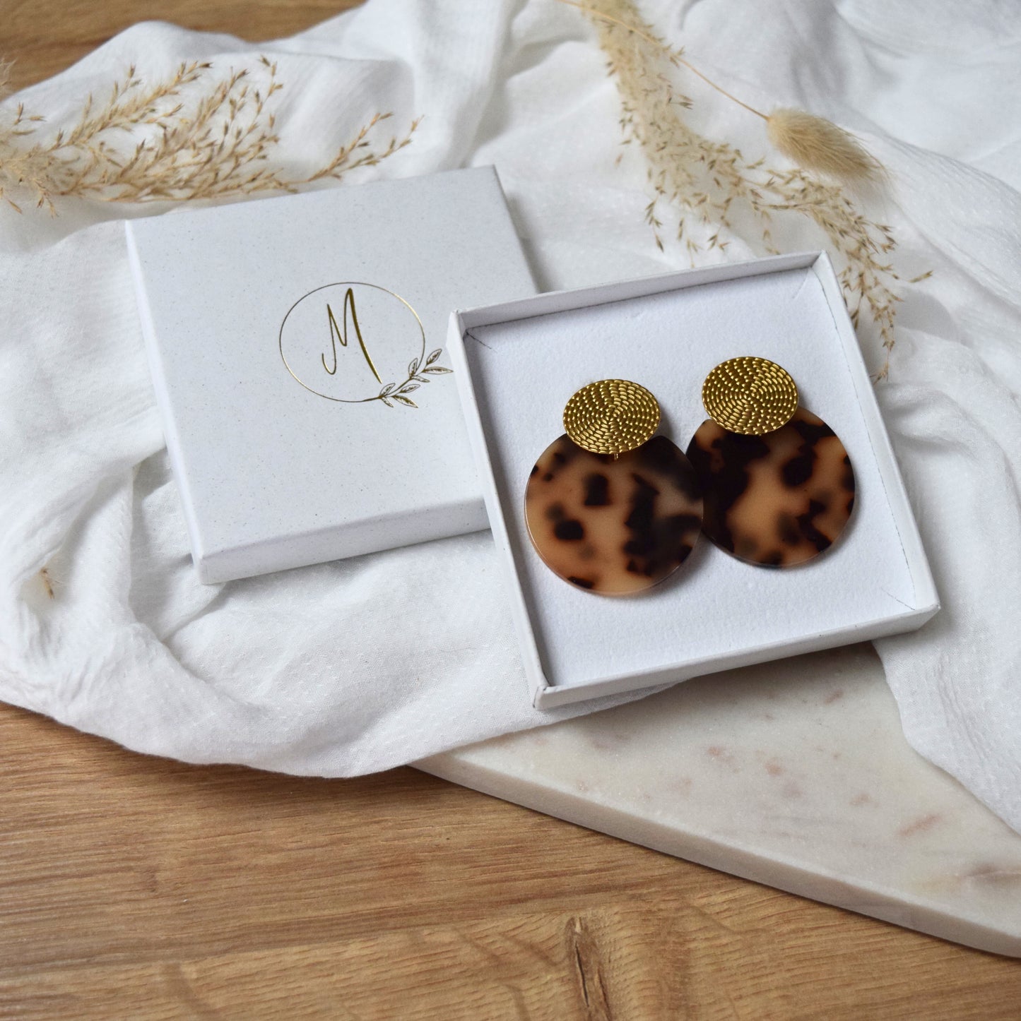 Boucles d'oreilles Leo