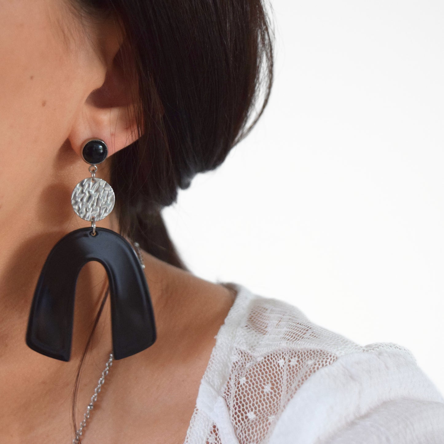 Boucles d'oreilles Blacky