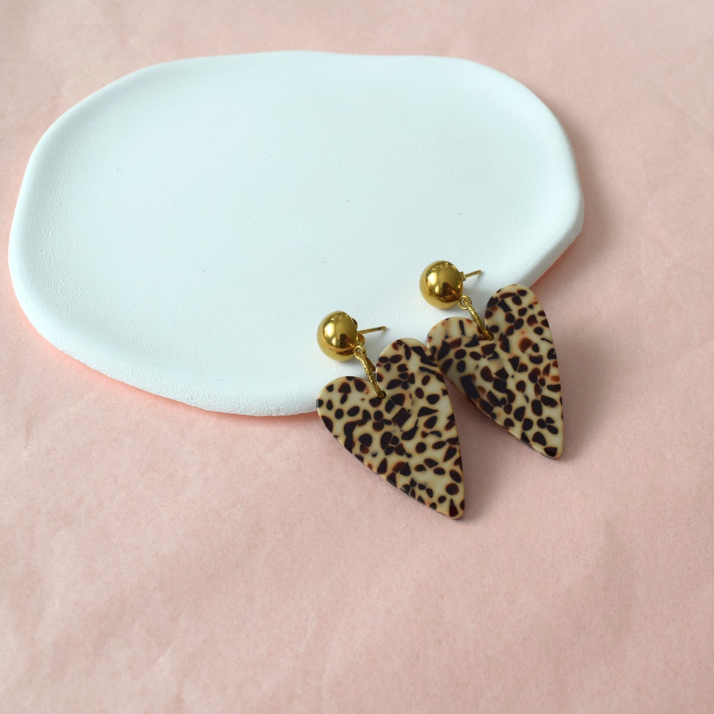 boucles cœur sauvages style félin