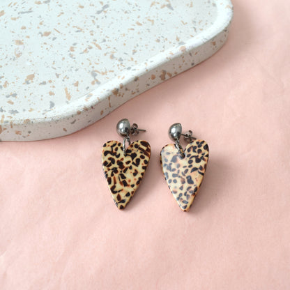 boucles d’oreilles femme motif animalier