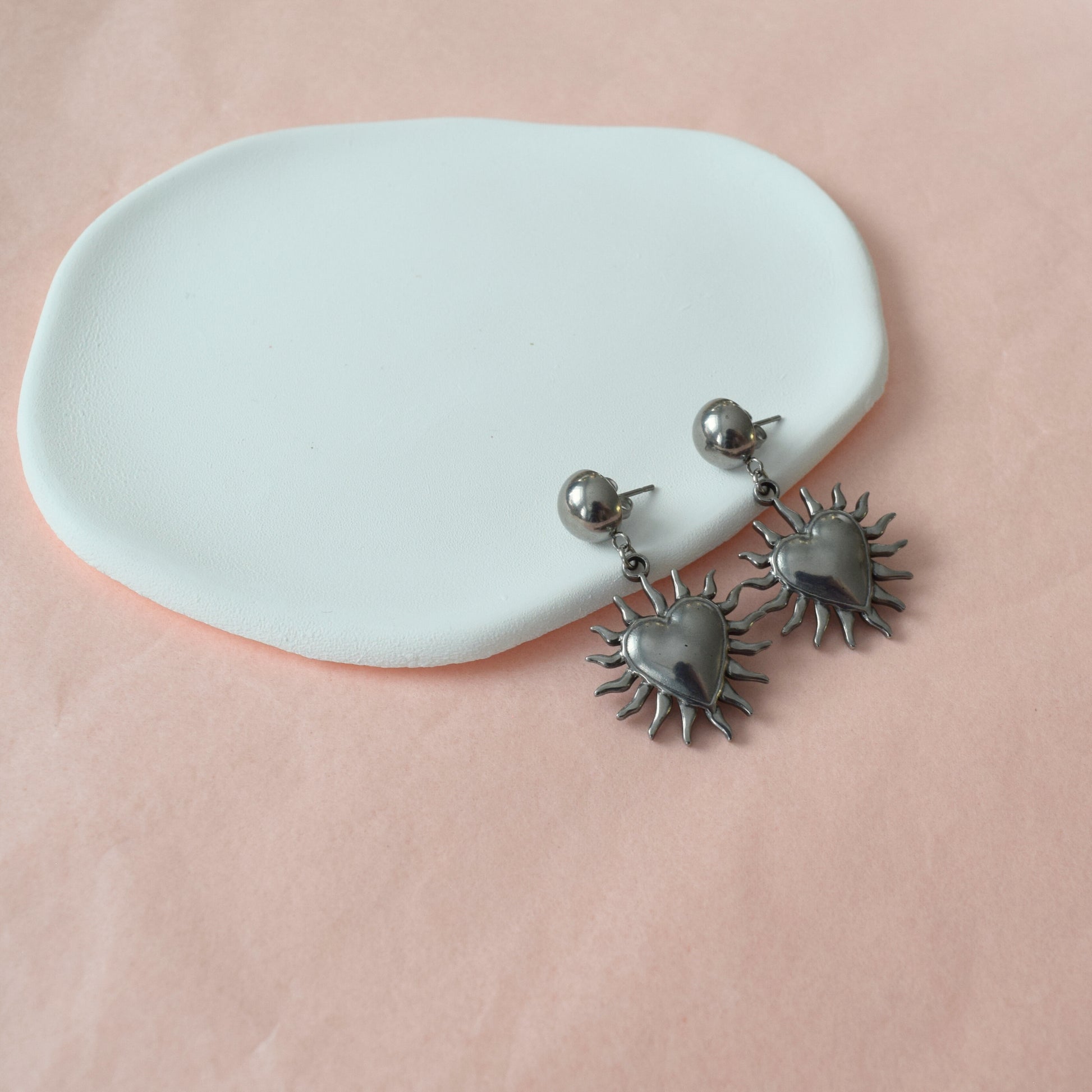 Boucles d’oreilles cœur idée cadeau femme