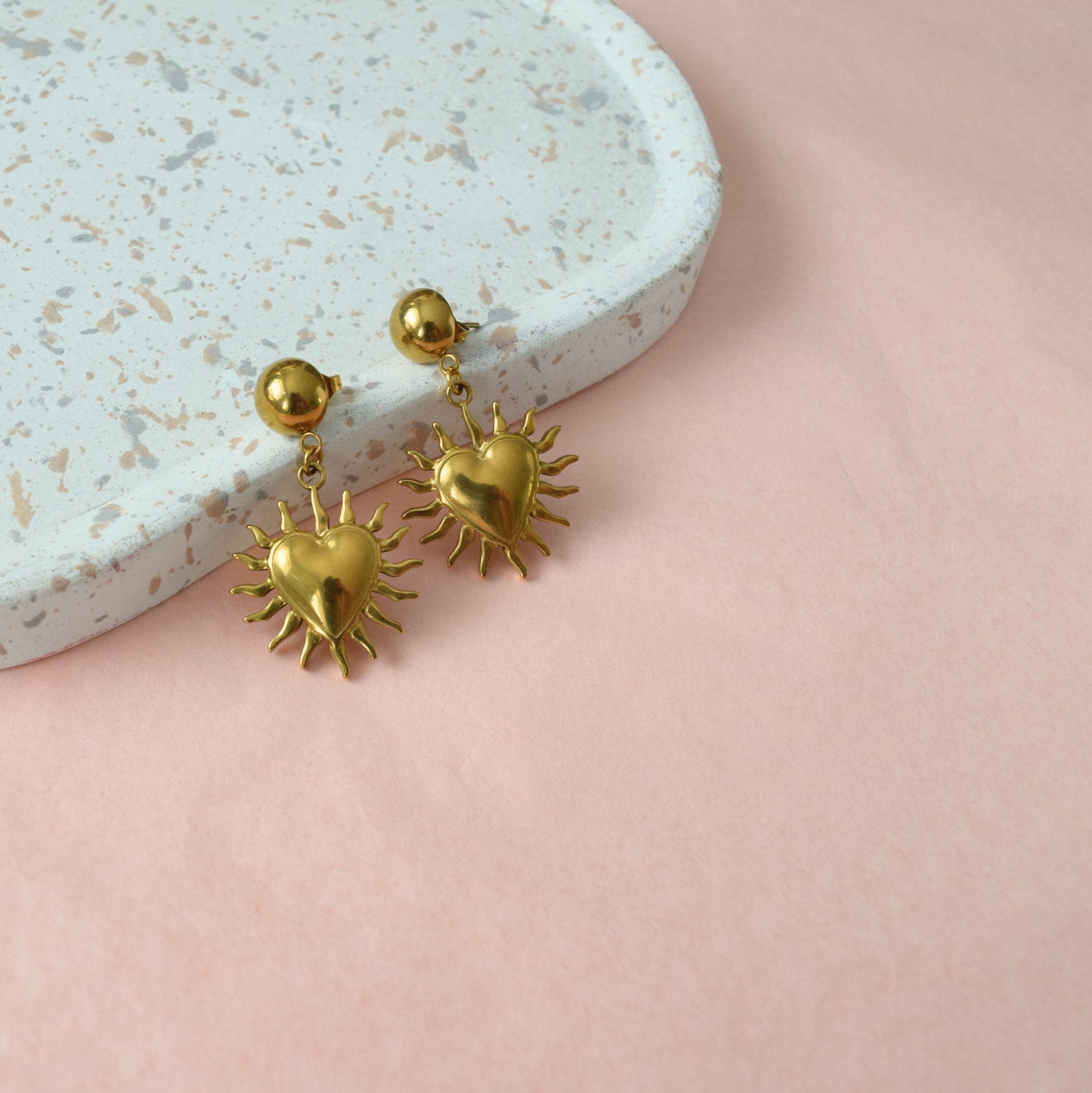 Boucles cœur bijoux créateur français