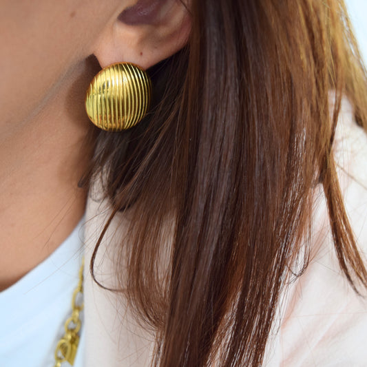 Boucles NOVA rondes texturées