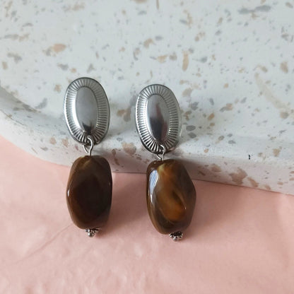 boucles femme marron élégantes style bohème