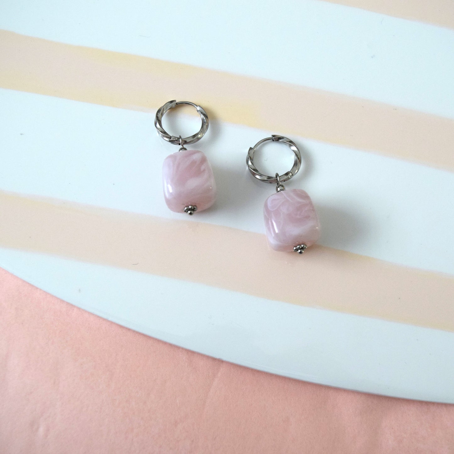 créoles torsadées femme bijoux bohème chic