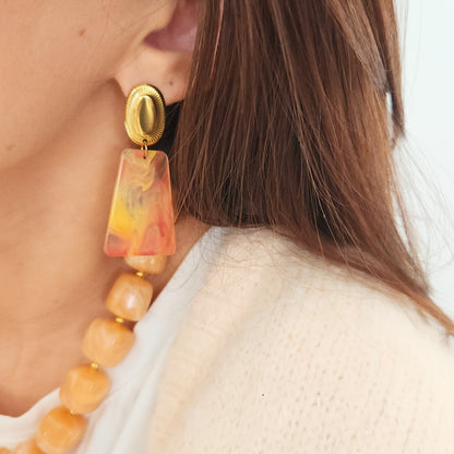 boucles oreilles élégantes look bohème moderne