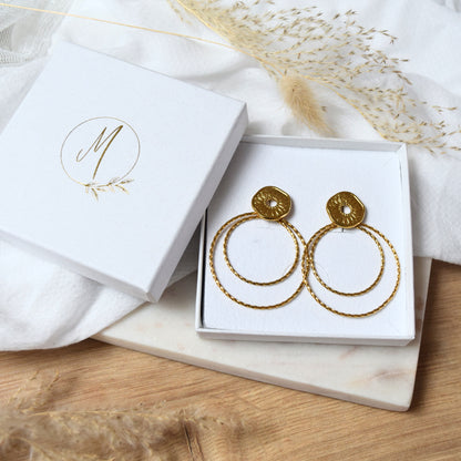 Boucles d'oreilles Alliance