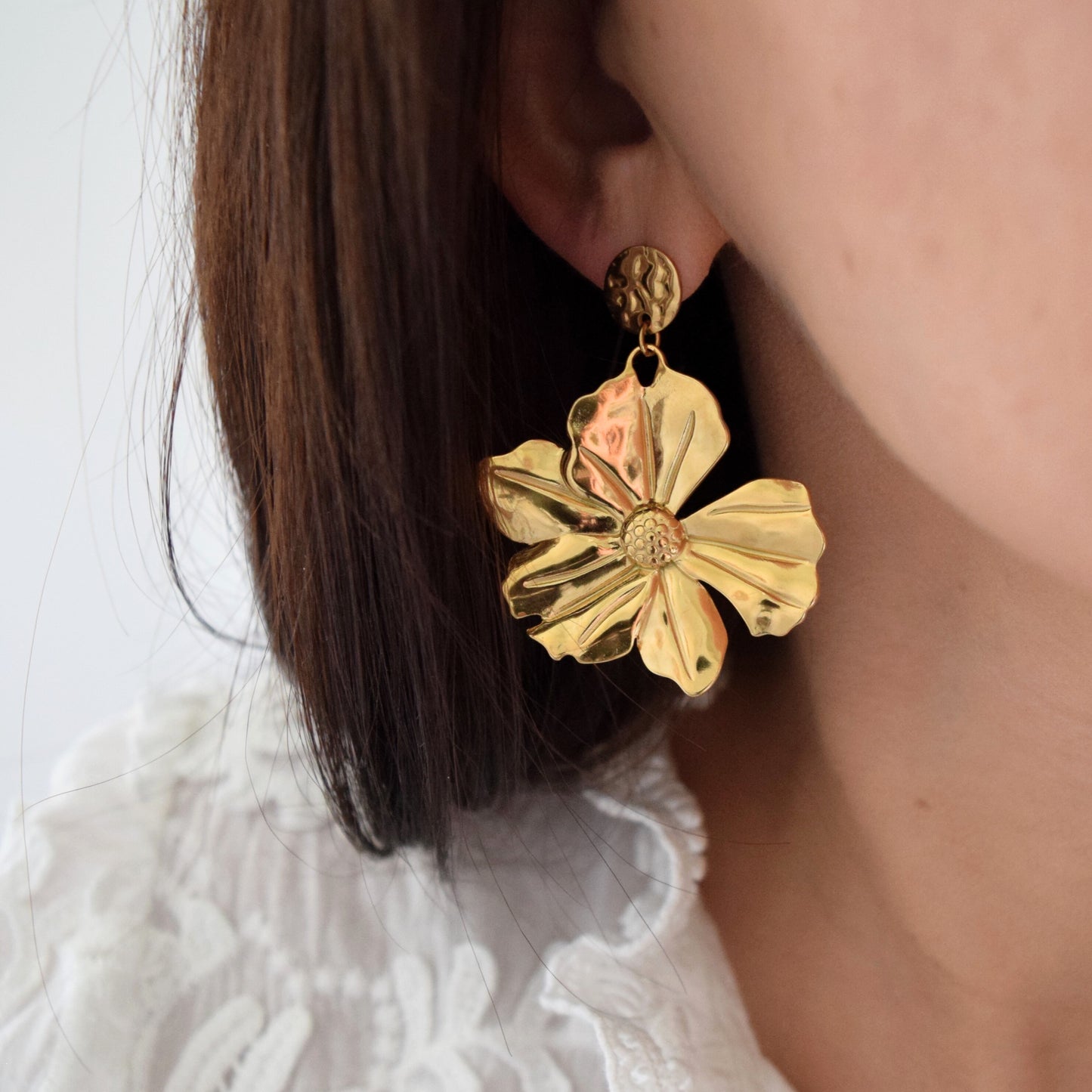 Boucles d'oreilles Flower