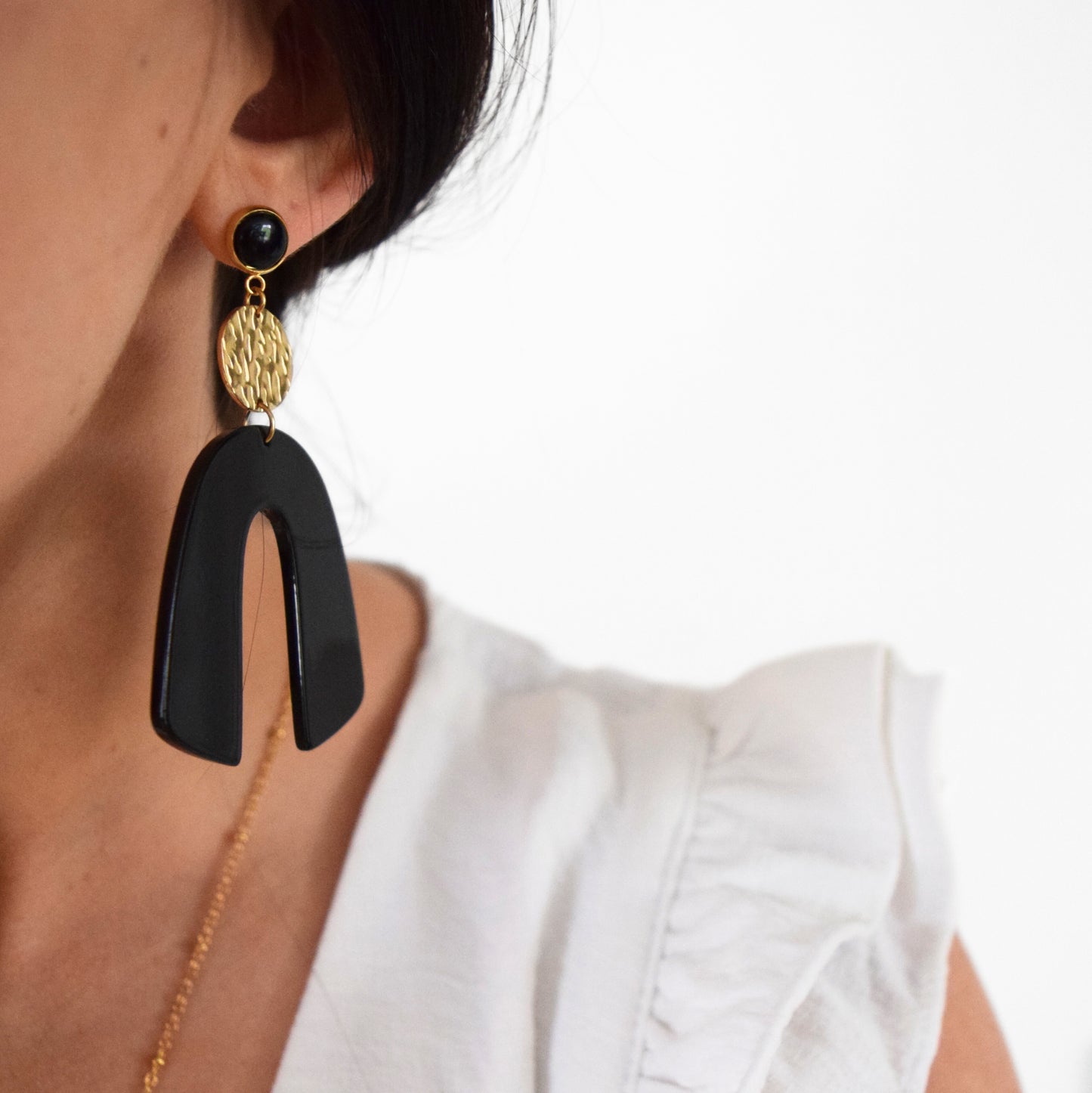 Boucles d'oreilles Blacky