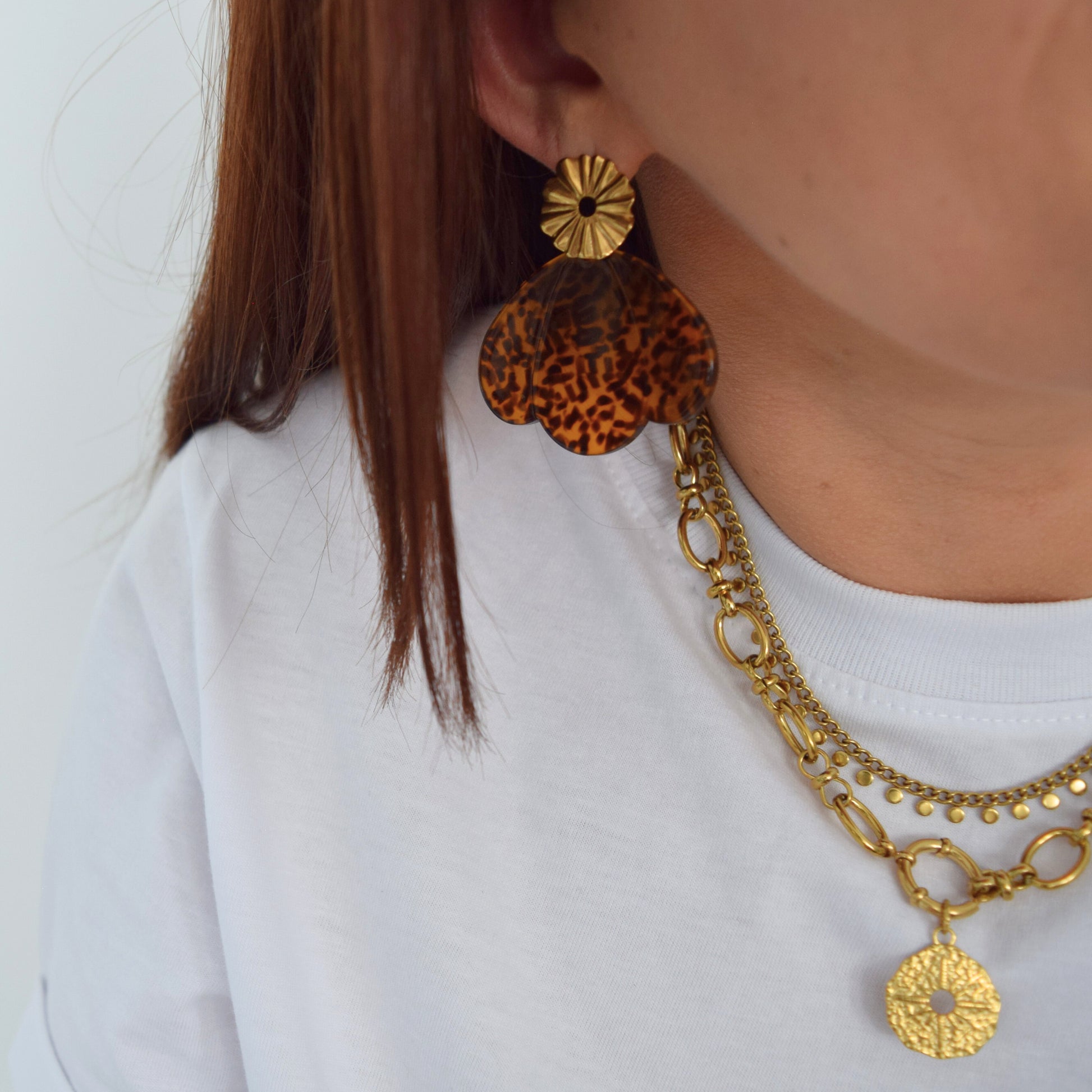 Boucles mode effet écaille