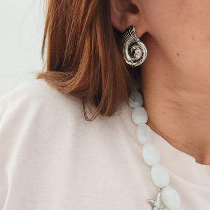 boucles coquillage style bord de mer chic