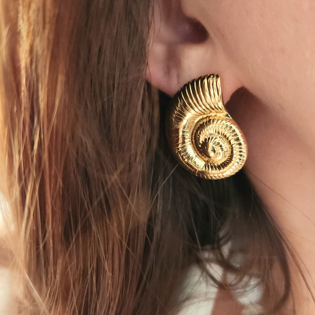 boucles oreilles dorées esprit vacances femme