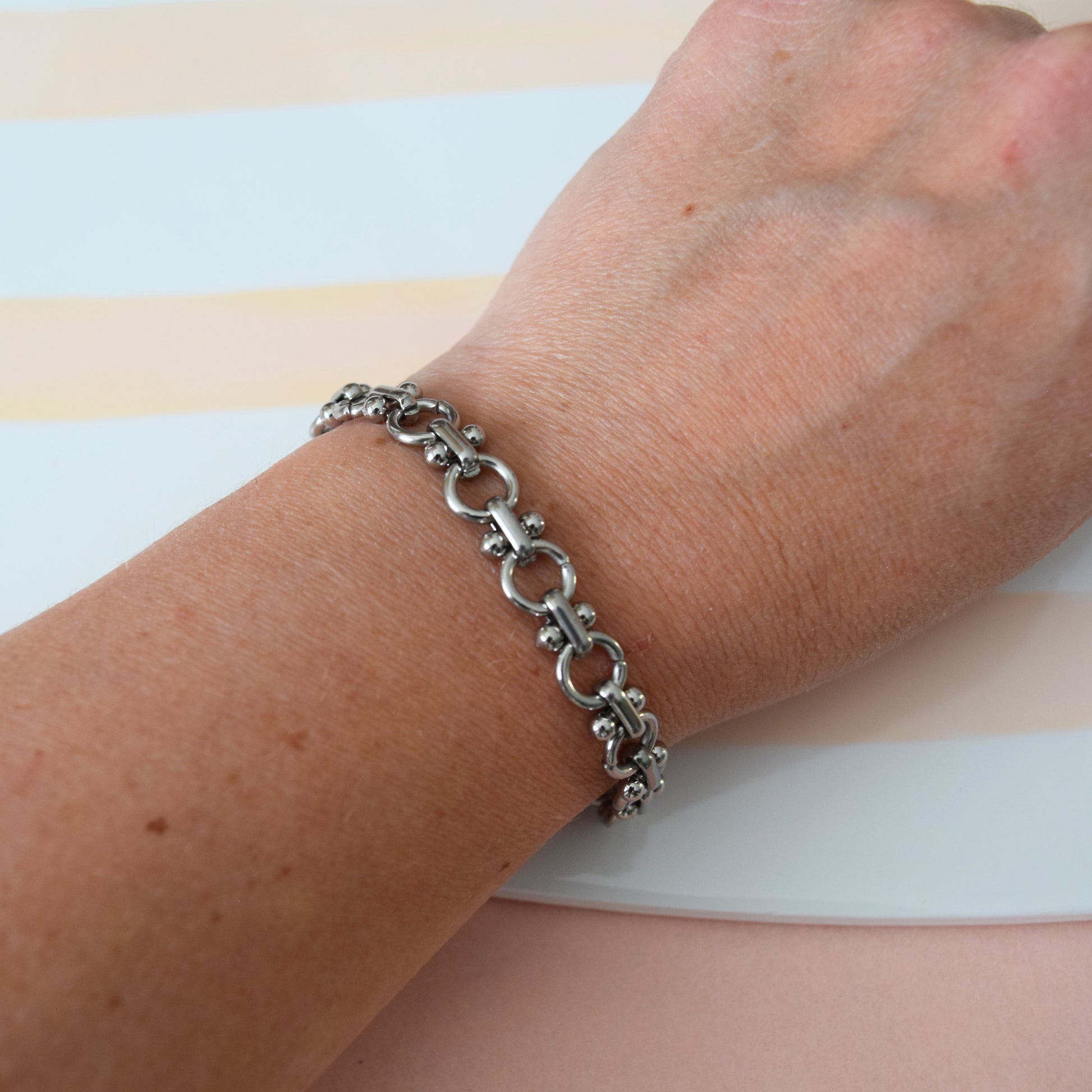 bracelet acier inoxydable femme