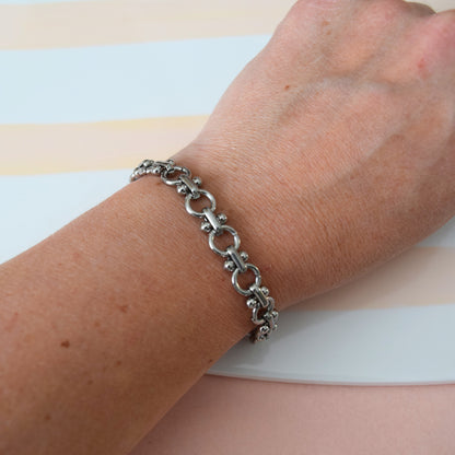 bracelet acier inoxydable femme