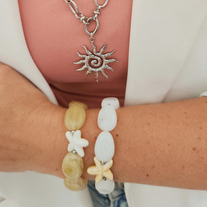 bracelet élastique étoile de mer tendance
