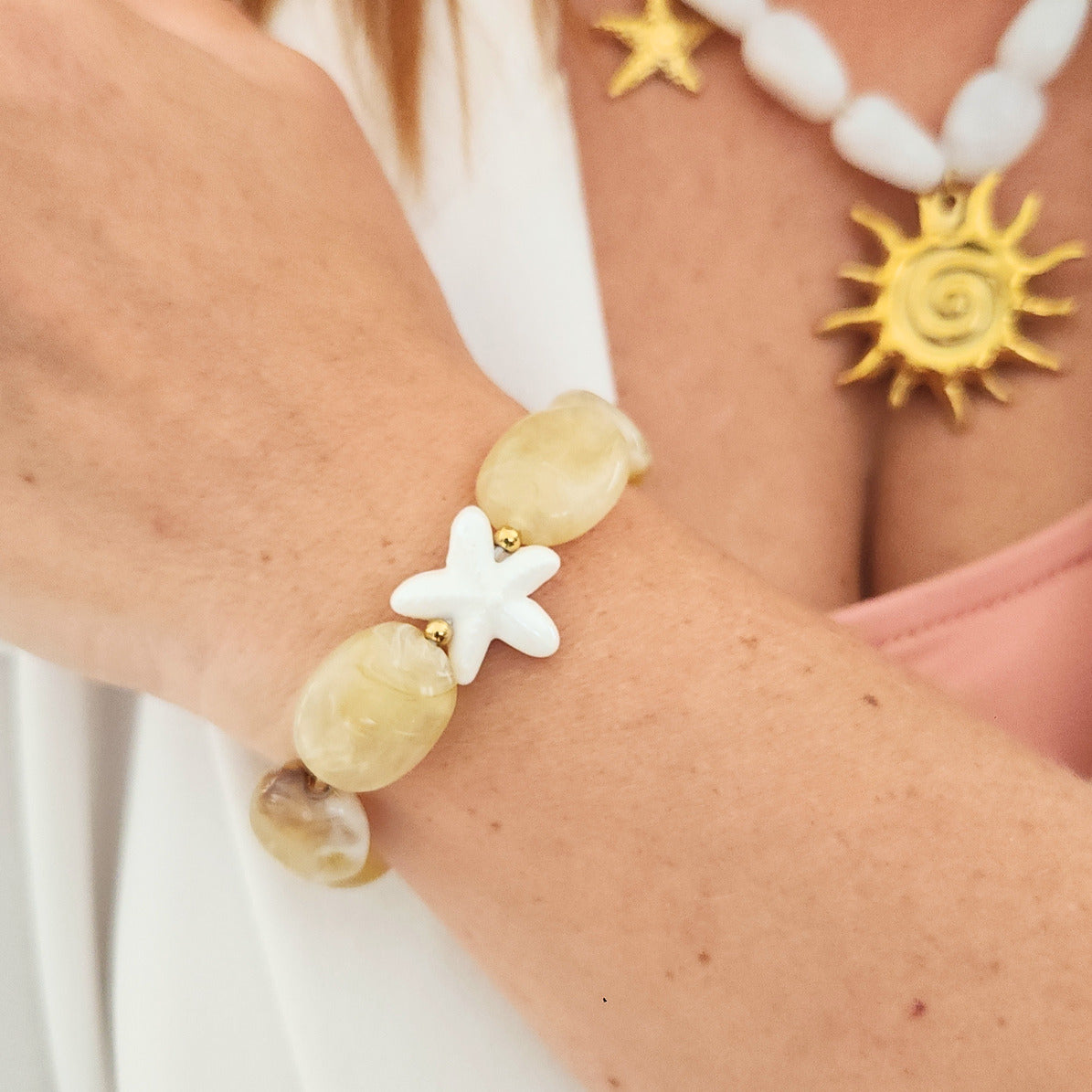 bracelet femme bord de mer élégant