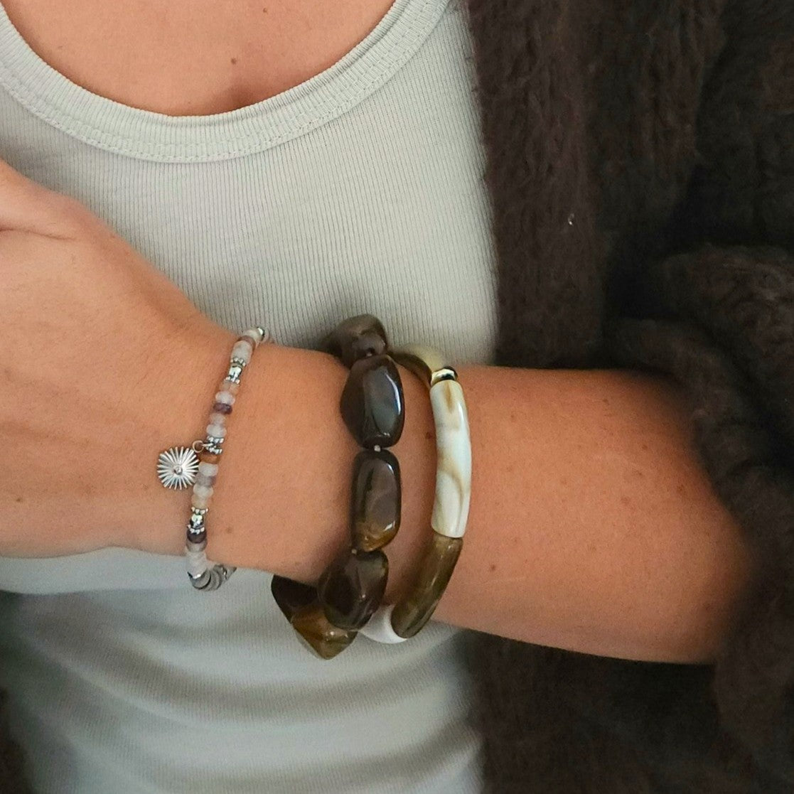 bracelet femme perles