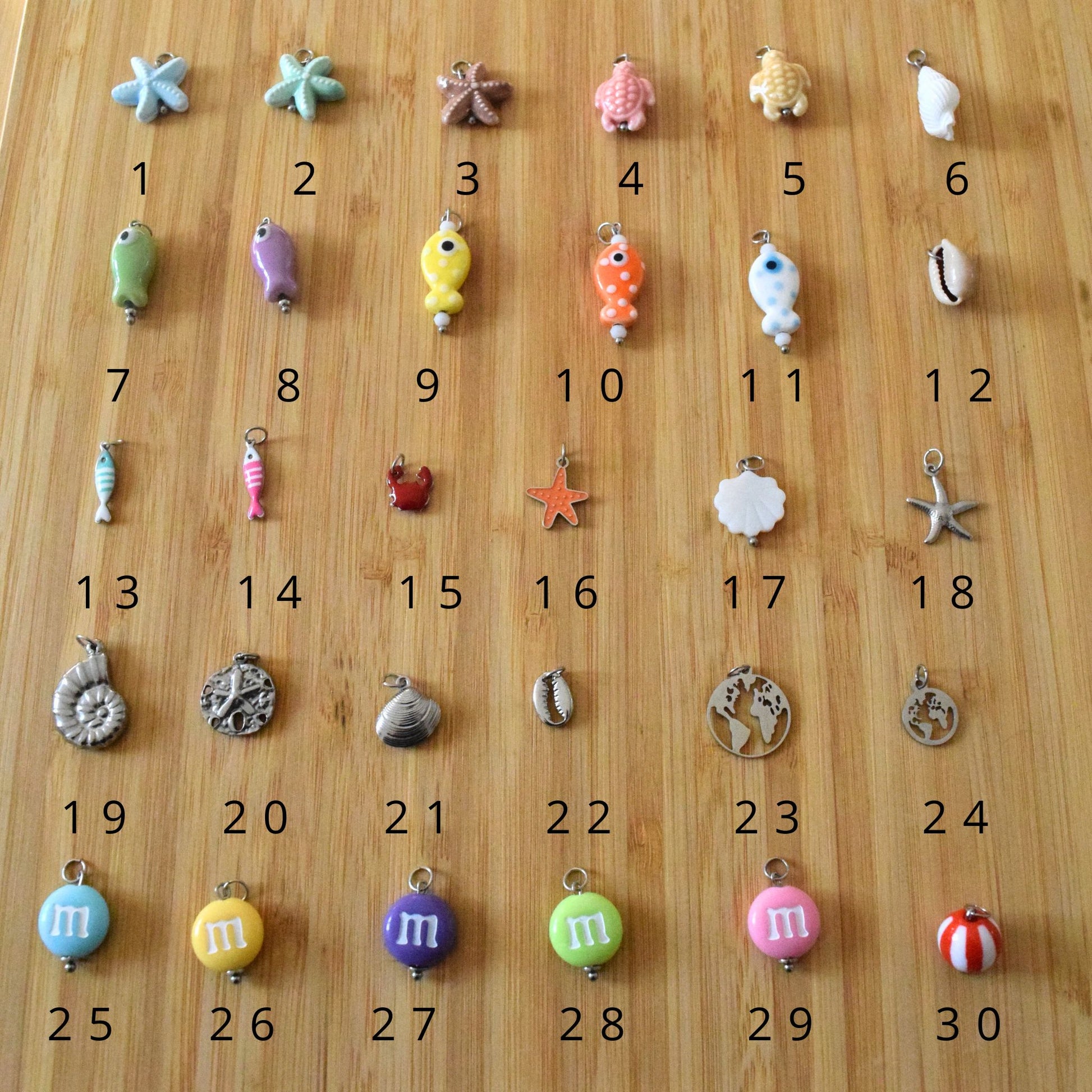 Bracelet modulable avec charms interchangeables