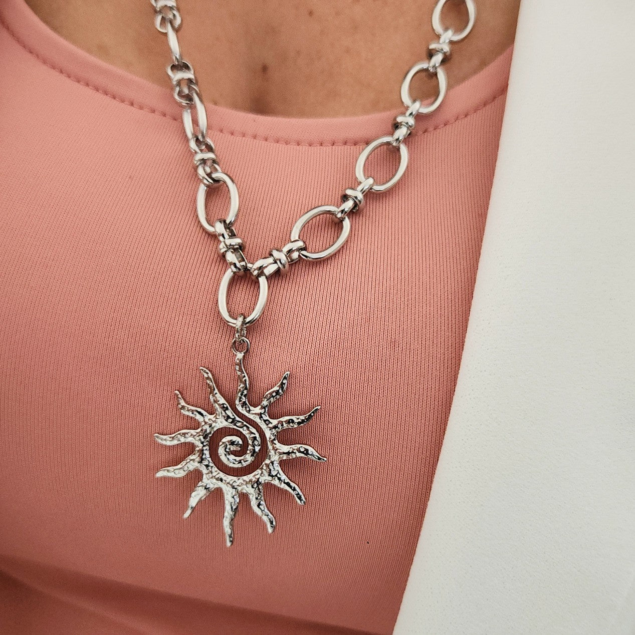 collier long bohème chic soleil