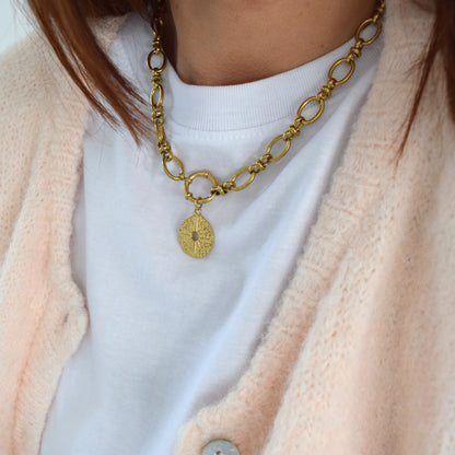 Collier chaîne acier inoxydable tendance