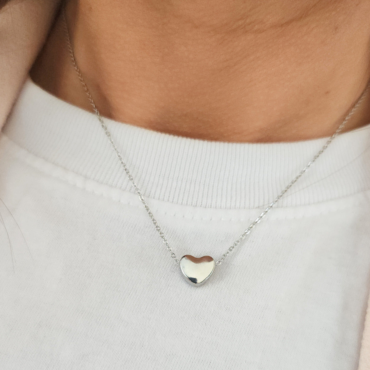 collier femme délicat acier inoxydable 