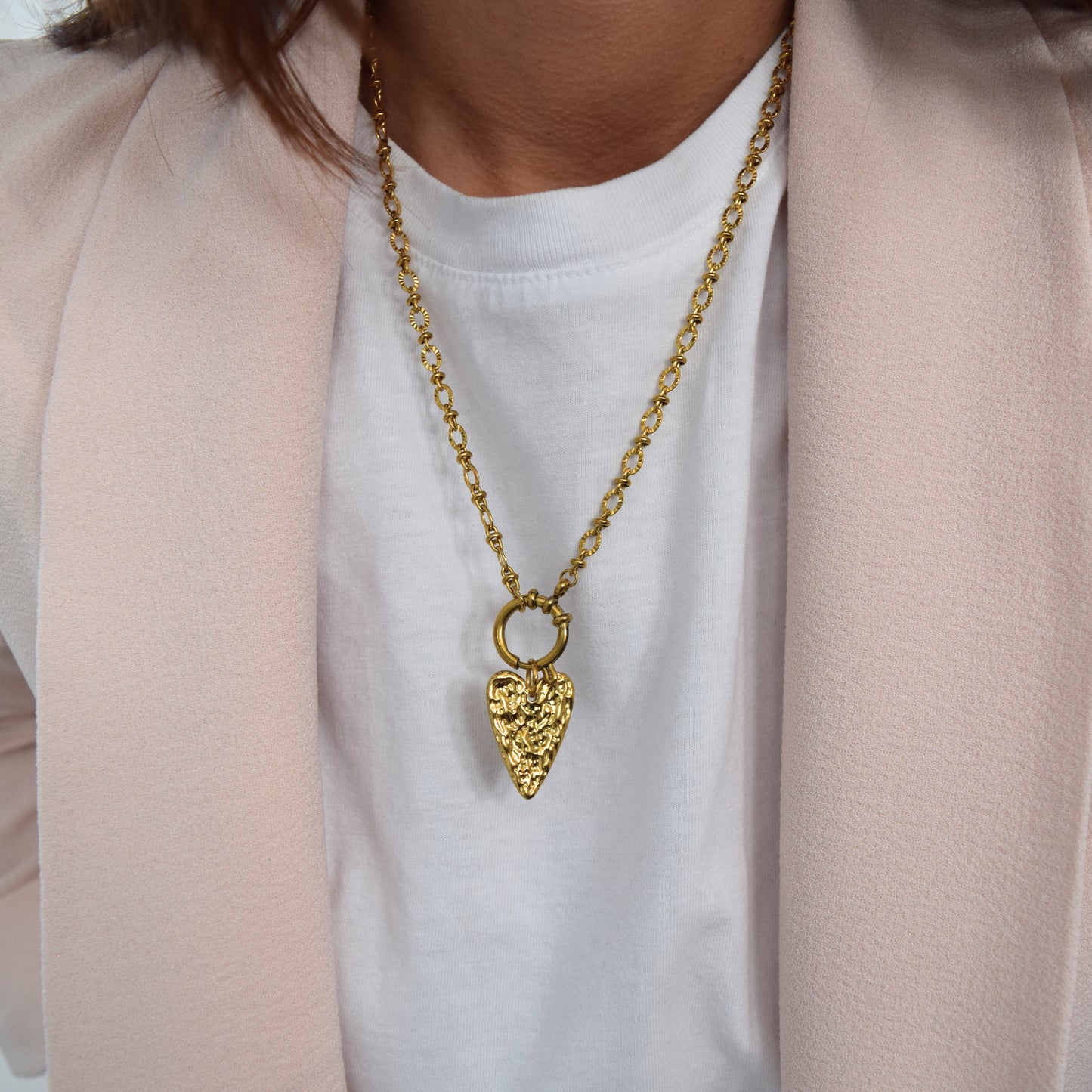 Collier modulable avec pendentif amovible